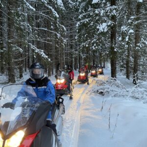 Mootorsaanimatk Snowmobile tour Toosikannu Looduspark