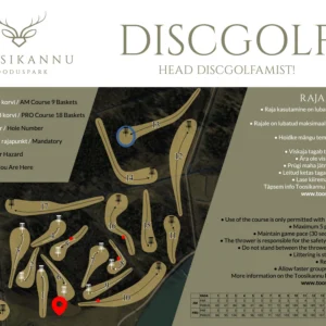 Toosikannu Looduspark discgolf, discgolfi park